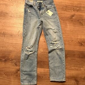 Levi's Blue Straight Leg Women's Jeans